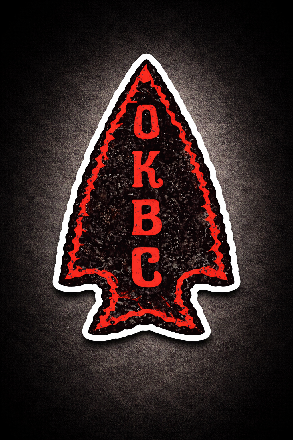 OKBC Arrowhead Decal