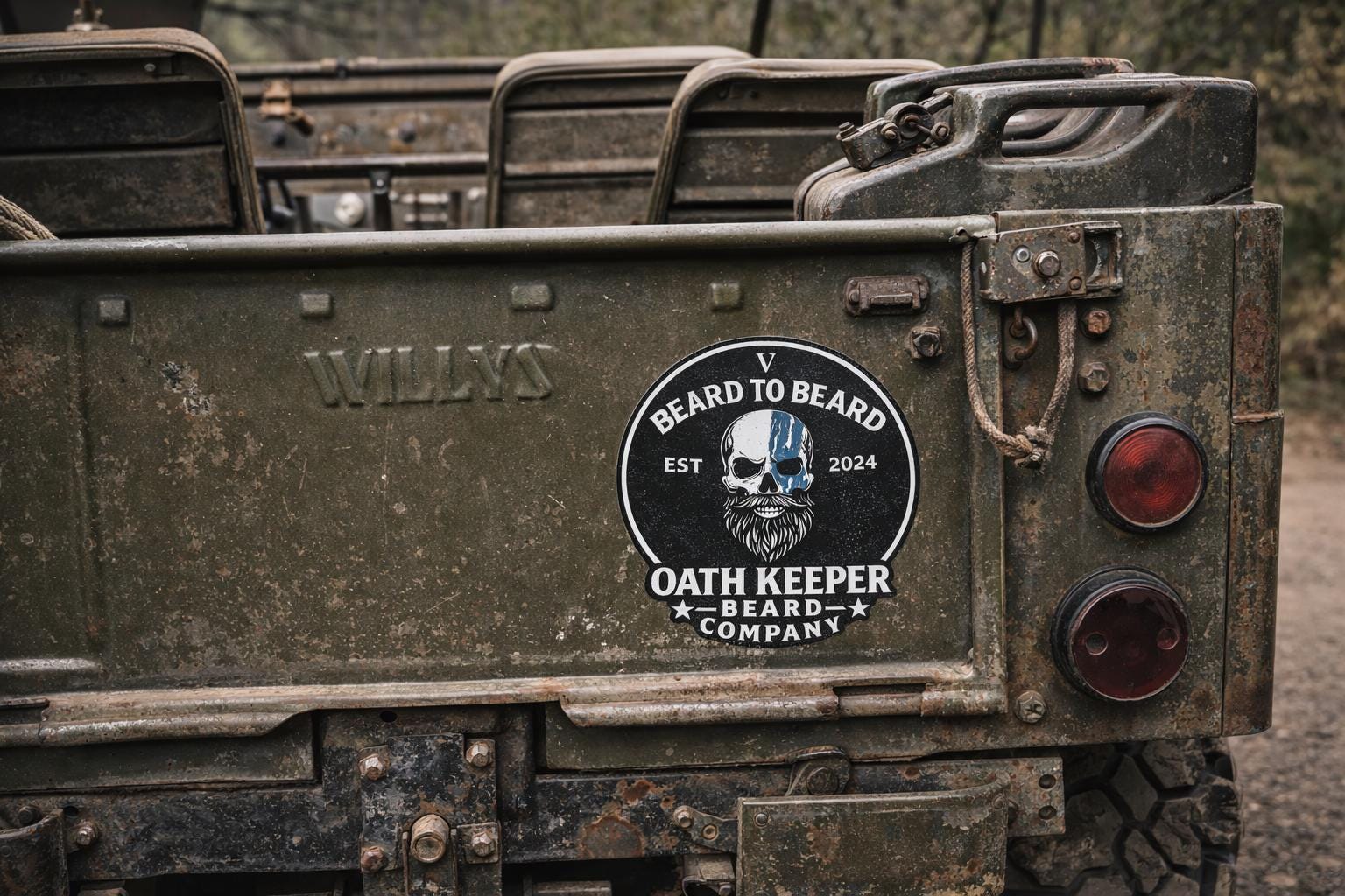 Beard to Beard Decal