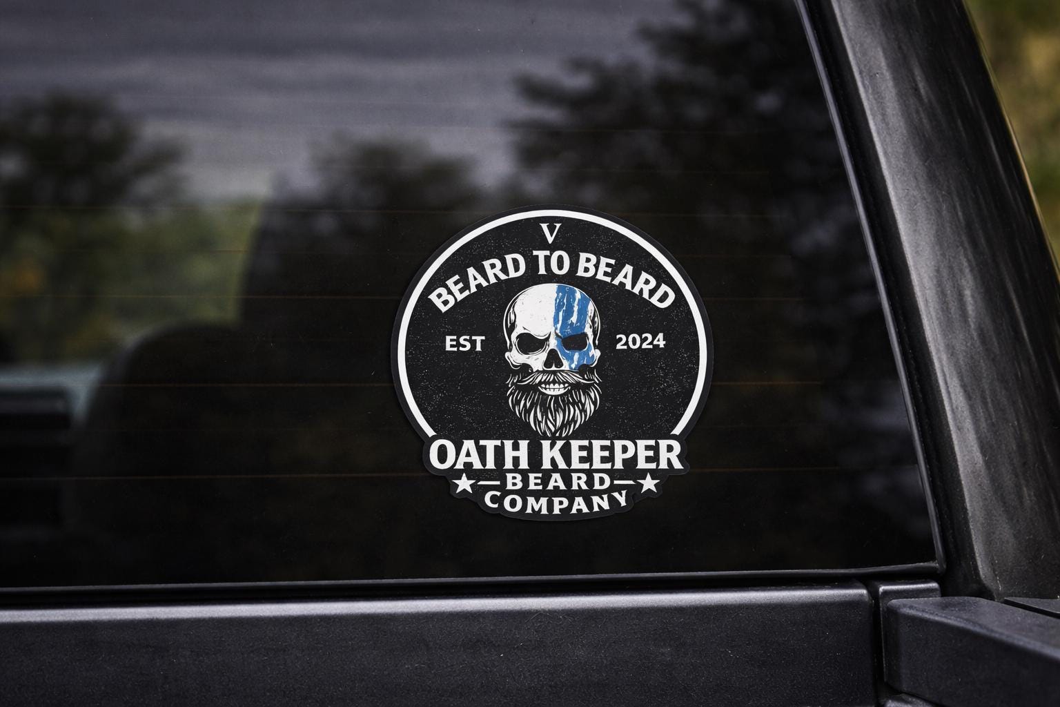 Beard to Beard Decal